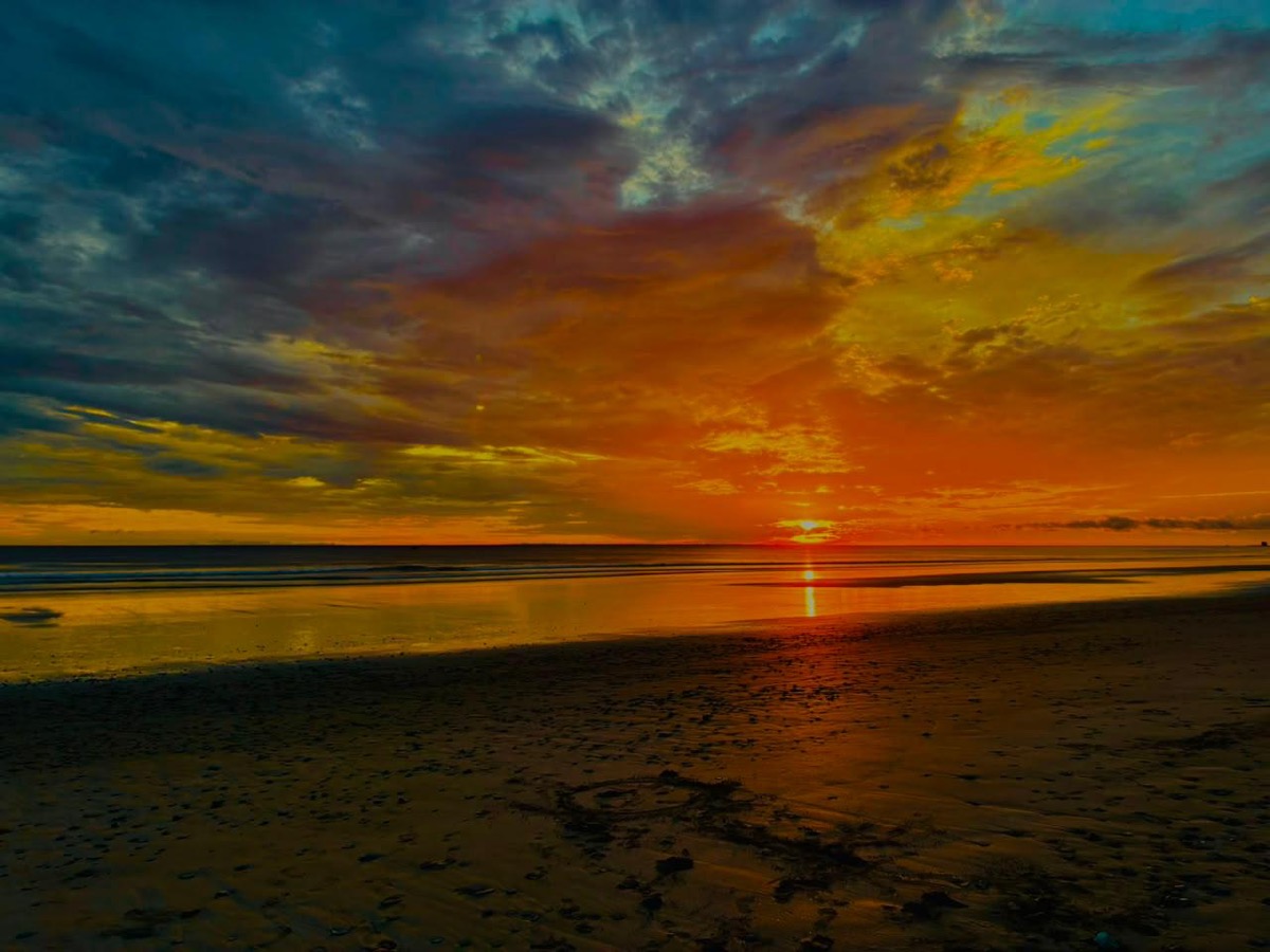 Atardecer El Coco playa Nicaragua